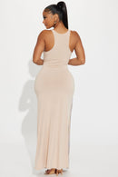 Give Me Body Maxi Dress - Nude/combo