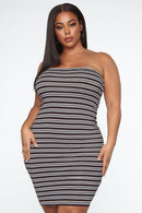 Summer Ready Stripe Dress - Black/Combo