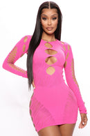 So Seamless Mini Dress - Pink