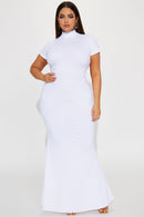 Genesis Sculpting Maxi Dress - White