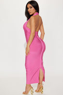 Tiffani Bandage Maxi Dress - Pink