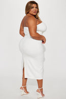 Desiree Midi Dress - White
