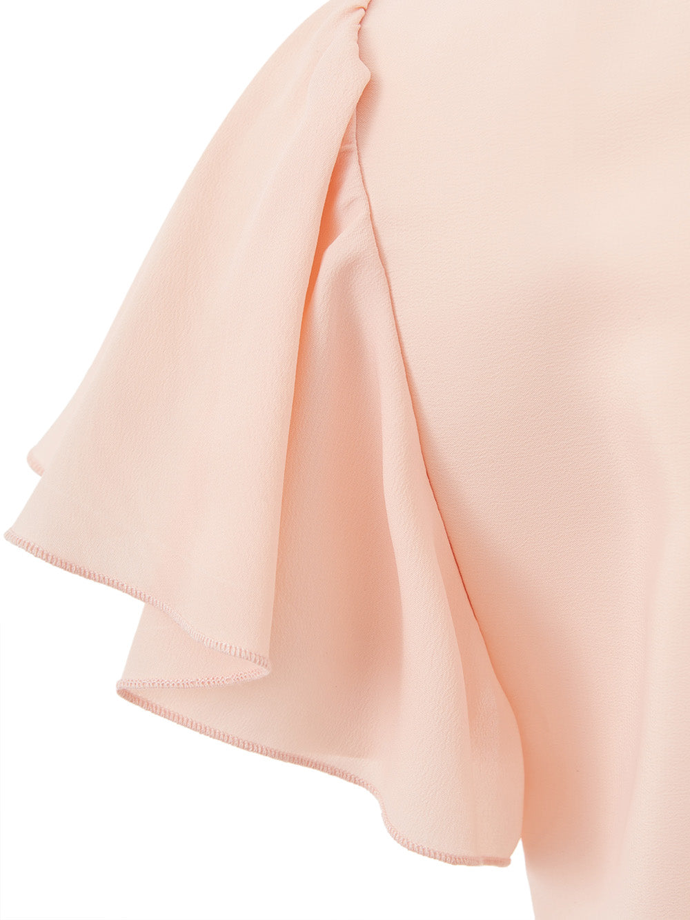 Lardini Pink Ruffled short sleeves Dress