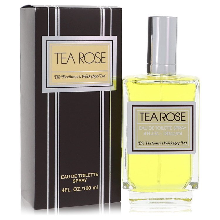 Tea Rose by Perfumers Workshop Eau De Toilette Spray 4 oz (Women)