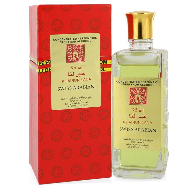 Khairun Lana by Swiss Arabian Concentrated Perfume Oil Free From Alcohol (Unisex) 3.2 oz (Women)