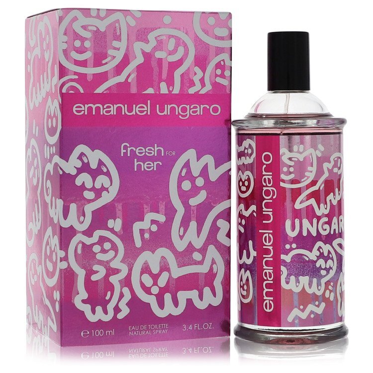 Emanuel Ungaro Fresh For Her by Ungaro Eau De Toilette Spray 3.4 oz (Women)