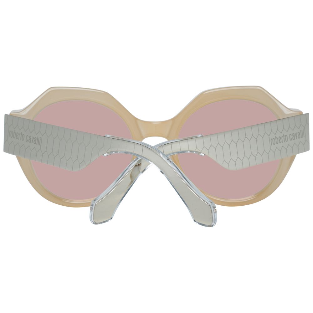Roberto Cavalli Cream Women Sunglasses