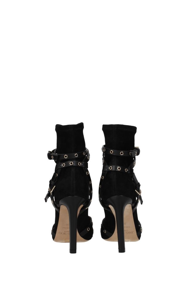 Jimmy Choo Women Black Leather Boots - Cicis Boutique