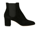 Dolce & Gabbana Black Suede Chelsea Heels Boots Shoes - Cicis Boutique
