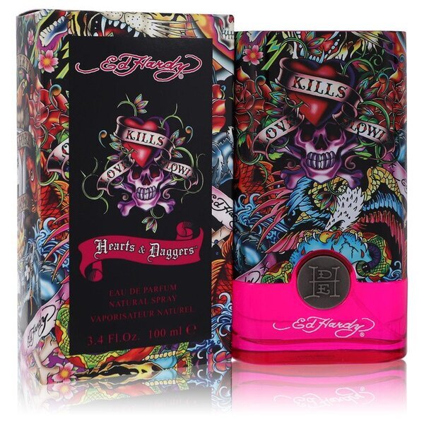 Ed Hardy Hearts & Daggers Eau De Parfum Spray 3.4 Oz For Women
