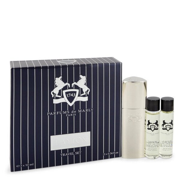 Layton Royal Essence Three Eau De Parfum Sprays Travel Set 3  X 0.34 Oz For Men