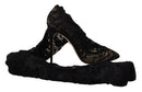 Black Stretch Socks Taormina Lace Boots