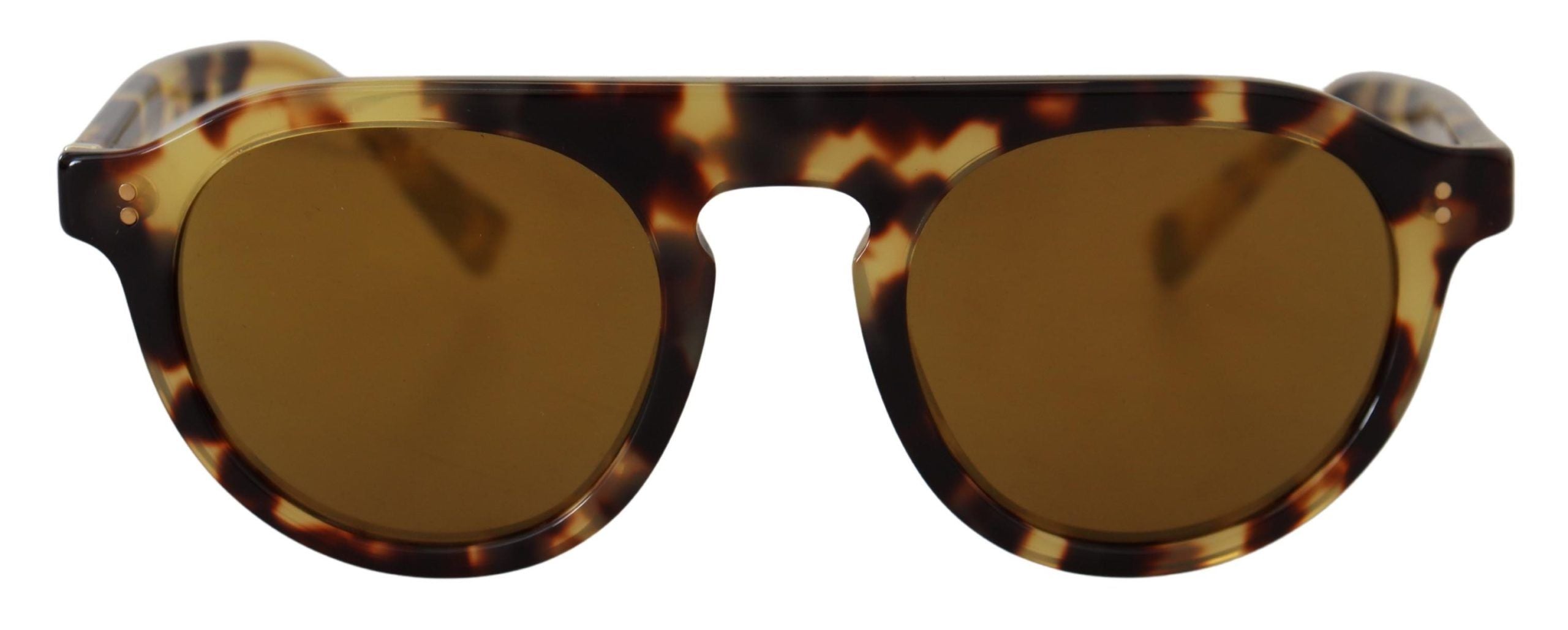 Brown Tortoise Oval Full Rim Shades DG4306F Sunglasses