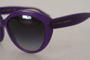 Purple Translucent Cat Eye Frame DG4239 Sunglasses