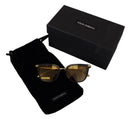 Black Dotted Acetate Frame Irregular Sunglasses
