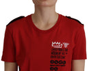 Red Amor Vincit Omnia Crewneck T-shirt