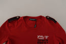 Red Amor Vincit Omnia Crewneck T-shirt