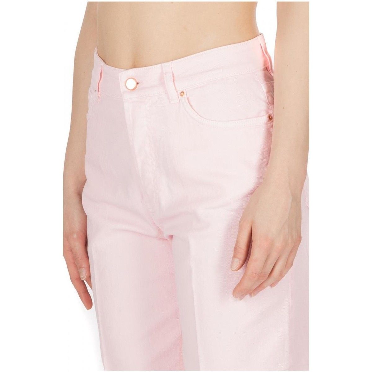 Don The Fuller Pink Cotton Jeans & Pant
