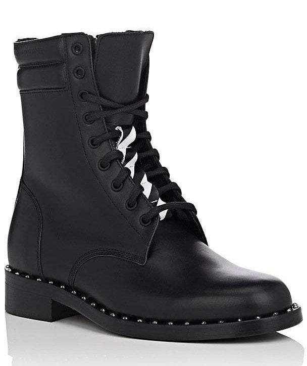 Off-White Black Leather Di Calfskin Boot
