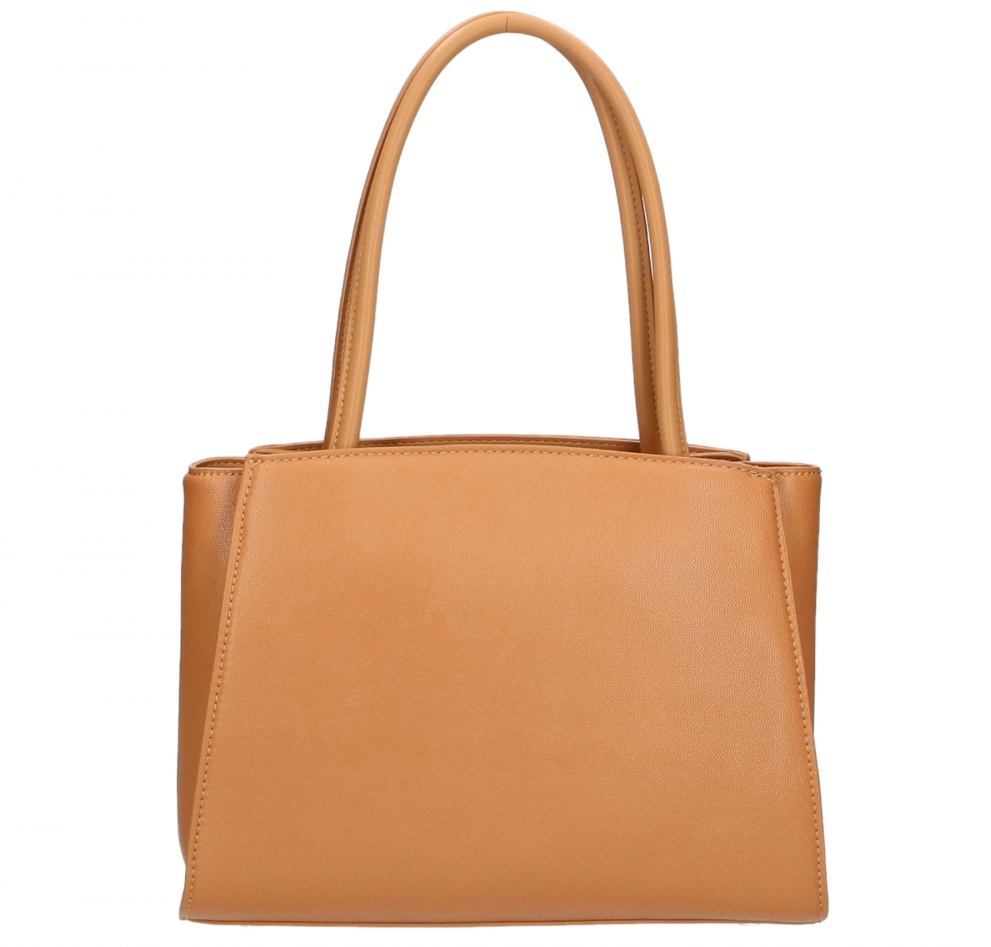 Brown Polyethylene Shoulder Bag