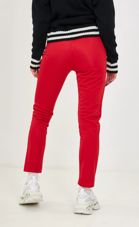 Comme Des Fuckdown Red Polyester Jeans & Pant