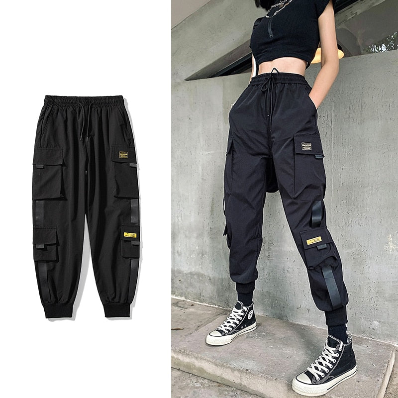 CicisBoutique Streetwear Black Pants - Cicis Boutique