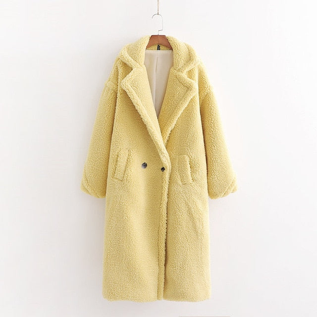 Winter Women Beige Teddy Coat - Cicis Boutique