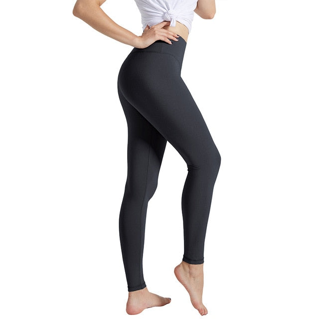 Women Black High Waist Push Up Leggings For Women Gym Fitness Workout Sports Casual - CICIS Fashion Boutique
