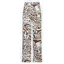 Y2K Zebra Print Straight Pants - Cicis Boutique