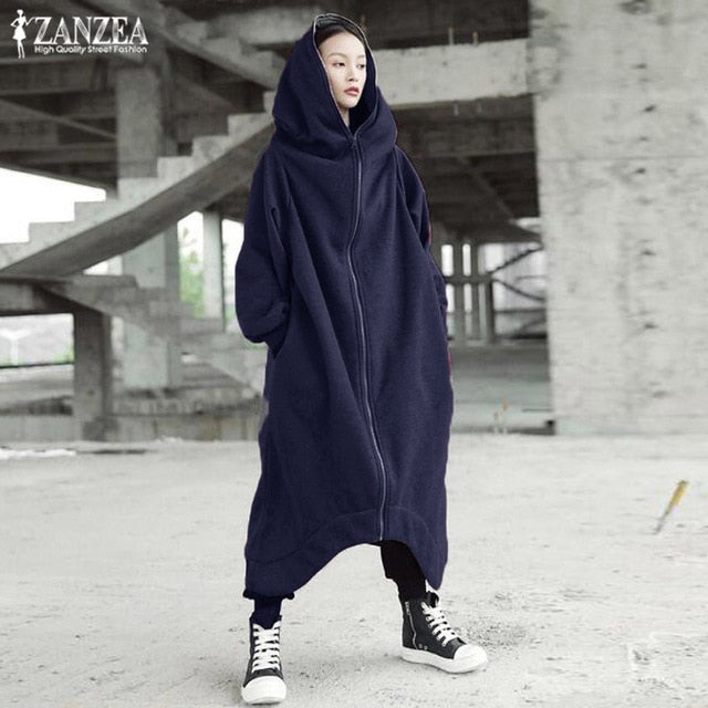CICIS Women Long Sleeve Hooded Winter Fleece Jackets - Cicis Boutique