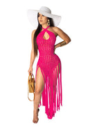 Long Tassel Summer Beach Dress - Cicis Boutique