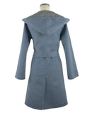 Blue Wool Vergine Jackets & Coat