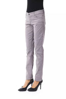 BYBLOS Gray Cotton Jeans & Pant