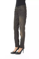 BYBLOS Black Cotton Jeans & Pant