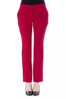 BYBLOS Fuchsia Polyester Jeans & Pant