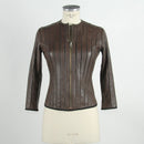 Brown Vera Leather Jackets & Coat